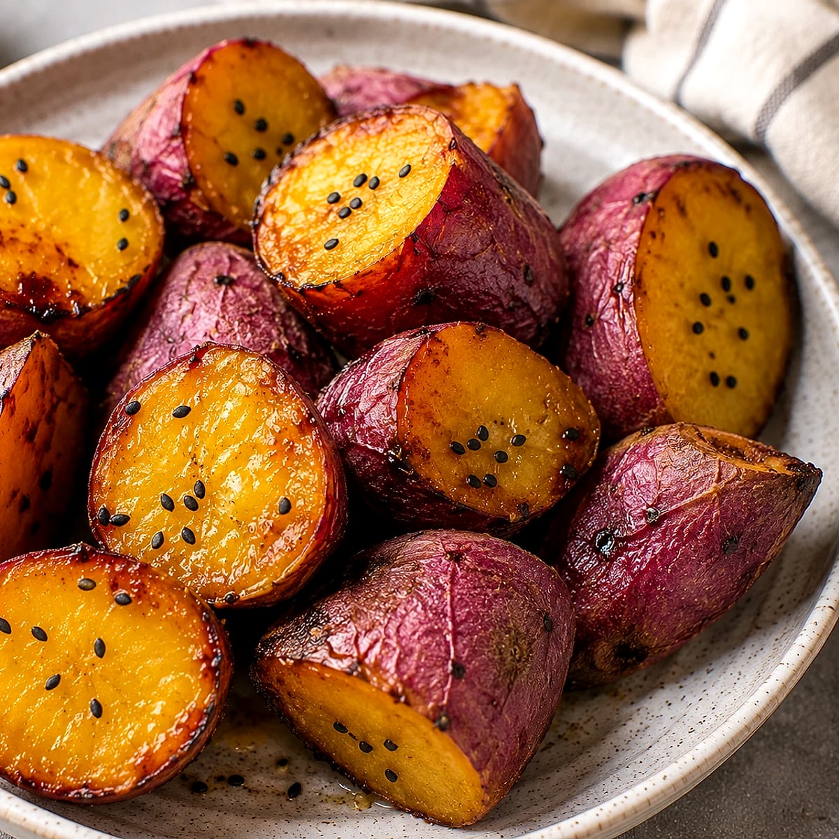 Air Fryer Japanese Sweet Potato