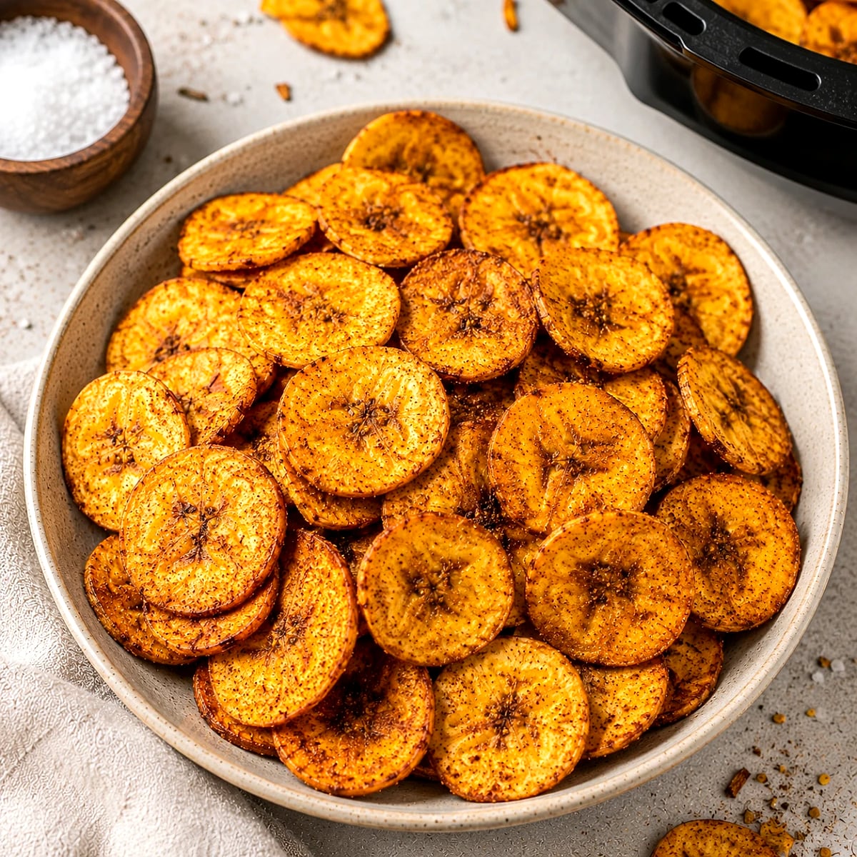 Air Fryer Plantain Chips